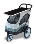 Petstro Hondenbuggy Safari met trimtafel - grijs/groen/zwart - Medium Petstro Hondenbuggy Safari met trimtafel - grijs/groen/zwart - Medium
