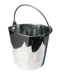 Show Tech Voederemmer met 1 platte zijde - Show Tech Pail with One Flat Side 15,5cm - 1,9 L Show Tech Voederemmer met 1 platte zijde - Show Tech Pail with One Flat Side 15,5cm - 1,9 L